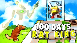 100 Days To Become The Rat King In Minecraft