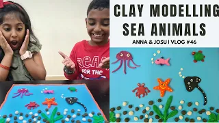 Easy Clay Modelling Sea Animals | How to make Sea Animals with Play Dough | Best Clay Art Tutorial