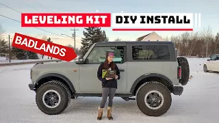 HOW TO LEVEL THE NEW FORD BRONCO | DIY LEVELING KIT INSTALL | 1" ZONE OFFROAD