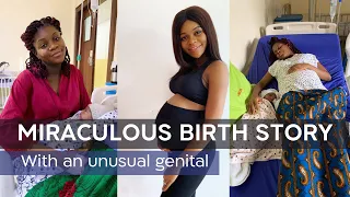 GIVING BIRTH WITH AN UNUSUAL V*GINA | First C-Section Delivery in Nigeria