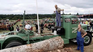 Rückblick: LKW-Holzverlad von 1940 bis 1970 (Schweizerdeutsch, 2013)