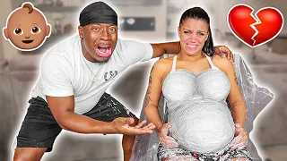 PREGNANCY BELLY CAST **50 WEEKS PREGNANT**