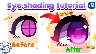 NEW Eye Shading Tutorial ✨ - With Explanation - Gacha club - IbisPaint X