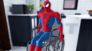 paraplegic spiderman saves the day