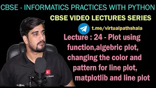 24. Line plot using function | Plot algebric expression | Changing colors |Python Plot Visualization