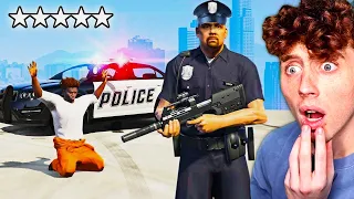 I Became a POLICE OFFICER In GTA 5 Roleplay..