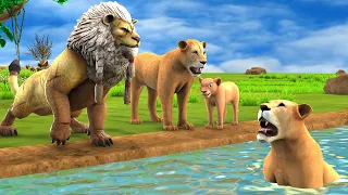 सौतेली शेरनी माँ और शेर की कहानी l Step Mother Lioness Hindi Story Moral Stories in Hindi Kahaniya