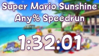 Super Mario Sunshine: Any% Speedrun (1:32:01)