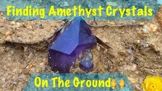 The Crystal Collector gets flooded by rain but finds amethyst quartz crystals!