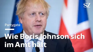 Partygate: Wie Boris Johnson sich im Amt hält