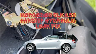 Mercedes SLK350 Hardtop Hydraulic Leak Fix *Watch Before Replacing* 💰 SAVER