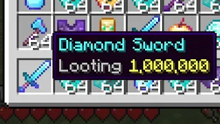 I secretly used Looting 1,000,000 in Minecraft UHC...