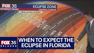 What time is the 2024 eclipse in Florida?