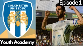 FC 24 Youth Academy Career Mode EP1 | Colchester United | The Beginning