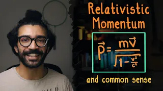 Relativistic Momentum and Common Sense - Why Physics Theories are Counterintuitive
