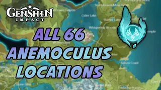 All 66 Anemoculus Locations - Genshin Impact