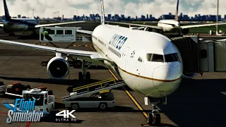 The Most Flight Simulator Video? | United 767-400ER Full Flight San Francisco - Tokyo | Ultra 4K