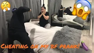 CHEATING PRANK ON MY BOYFRIEND !!!