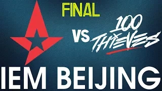 IEM Beijing 2019 | 100 Thieves vs Astralis | Grand Final