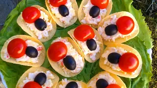 Праздничная Закуска🎄Красиво, быстро и очень вкусно! Закуска на праздничный стол 2022.