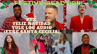 FESTIVE REACTION! PTX, Feliz Navidad (ft La Santa Cecilia) 🎄🎼🌎 Audio #PTX #HolidaysAroundTheWorld