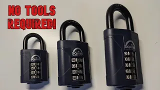 [004] How to open Squire combination padlocks without tools