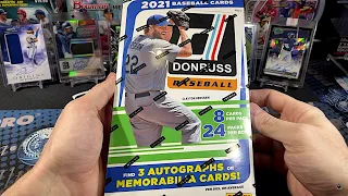 NEW RELEASE 2021 Donruss Baseball Cards Box Opening!!!