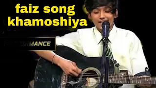 superstar singer 2 faiz song khamoshiya indian idol 2022 faiz song