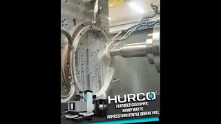 Horizontal Boring Mill Hurco HBMX55i - Social Media Spotlight Kenny Watts #shorts