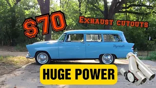 $70 Electric Cutouts from Amazon on my 1955 plymouth! are they worth it? How to install cutouts