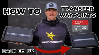 HOW TO Transfer Waypoints: Humminbird Helix