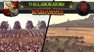 Total War: Warhammer 2 - Mega Tanks vs Massive Spider Army (The Laboratory)