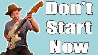 Dua Lipa Don't Start Now Guitar Lesson + Tutorial + TABS