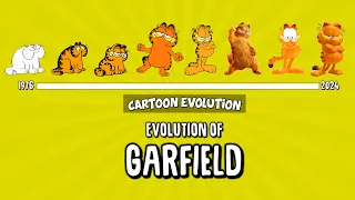 Evolution Of GARFIELD - 48 Years Explained | CARTOON EVOLUTION