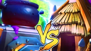 ПЕЧЬ ПРОТИВ ХИЖИНЫ ГОБЛИНОВ| FURNACE VS GOBLIN HUT CLASH ROYALE BATTLE