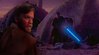 What If Obi Wan had VISIONS of Anakin KILLING Tuskens?