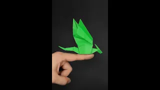 Easy Origami Dragon V2 - How to Fold #shorts