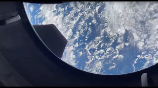 Watch SpaceX's Inspiration4 astronauts see Earth through their huge window