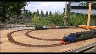 Garden Railway Running At The Abbey Pumping Station For Emergency Services Day 2024