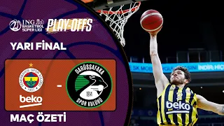 BSL Playoff Yarı Final Özet | Fenerbahçe Beko 94-69 Darüşşfaka