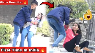 Accidentally Hugging Prank 😍On Girls  I Epic Reaction | Harshit PrankTv