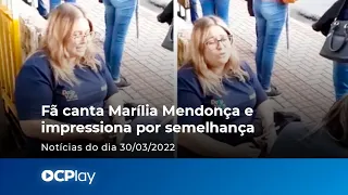 Fã canta Marília Mendonça e impressiona por semelhança