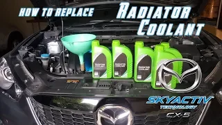 Replace your coolant || Mazda CX 5 CX 3 Mazda 3 6 Biante Skyactiv