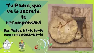 Evangelio del día San Mateo. 6,1-6. 16-18 Miércoles  2022-06-15  Mons. Fabio Martínez Castilla