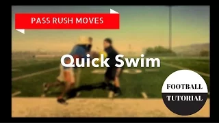 QUICK SWIM - Pass Rush Moves - American Football Tutorial - Defensive Line Drills