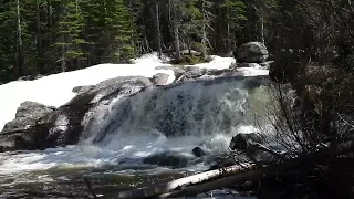 Over an hour of a relaxing waterfall in Rocky Mountain state park