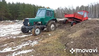 Т16 против самодельного трактора мини мтз...кто каго?