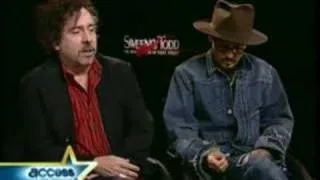 Funny interview with Johnny Depp and Tim Burton