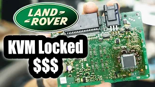 Land Rover Locked KVM. Can't program new key. MCU Replacement.