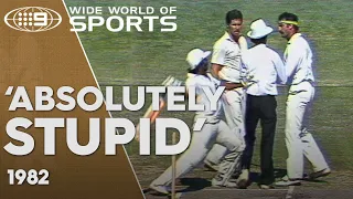 Dennis Lillee almost starts fight with Miandad on field - 1981 | Wide World of Sports